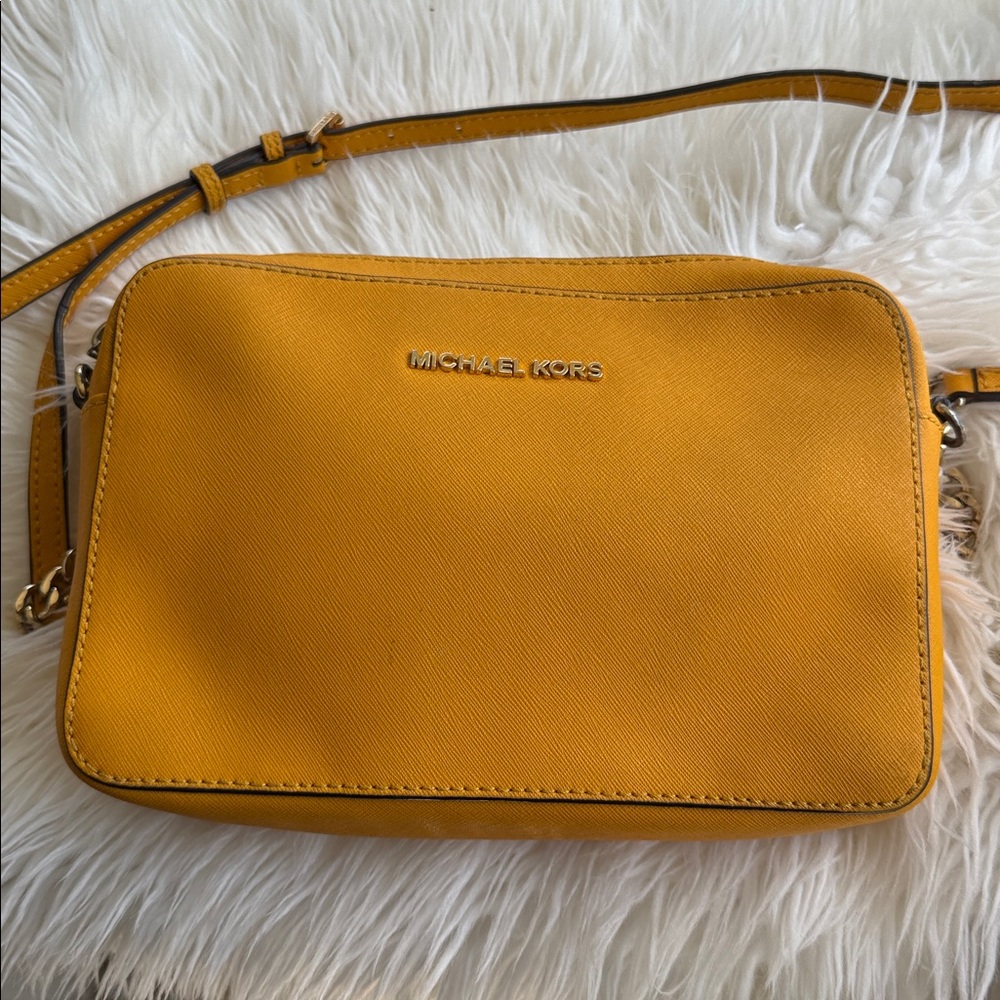Michael Kors Sunflower Yellow Crossbody Bag